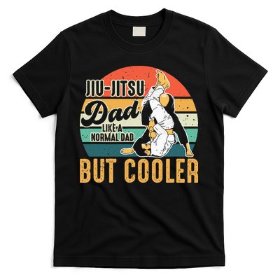 Retro Jiu Jitsu Dad Brazilian BJJ Jew Jitsu Father T-Shirt