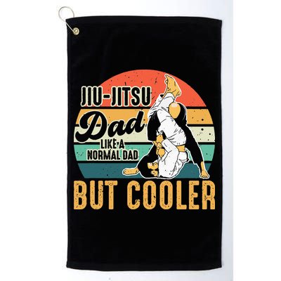 Retro Jiu Jitsu Dad Brazilian BJJ Jew Jitsu Father Golf Towel