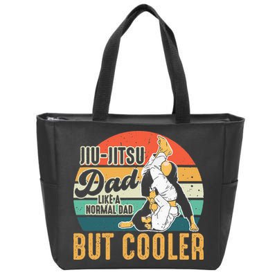 Retro Jiu Jitsu Dad Brazilian BJJ Jew Jitsu Father Zip Tote Bag