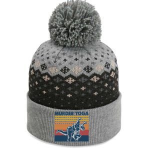 Retro Jiu Jitsu Murder Yoga Jiu Jitsu Murder Yoga The Baniff Cuffed Pom Beanie