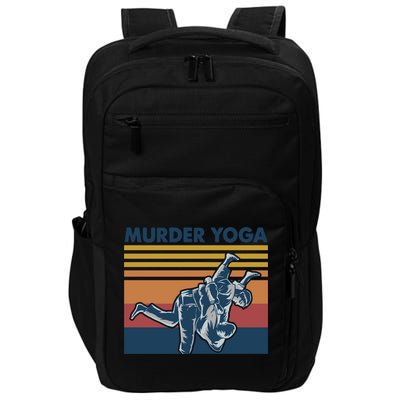 Retro Jiu Jitsu Murder Yoga Jiu Jitsu Murder Yoga Impact Tech Backpack