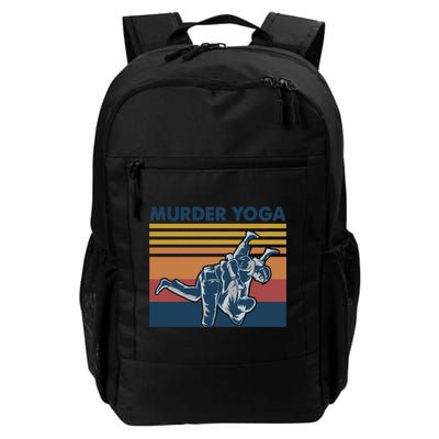 Retro Jiu Jitsu Murder Yoga Jiu Jitsu Murder Yoga Backpack
