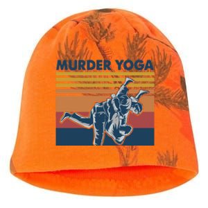 Retro Jiu Jitsu Murder Yoga Jiu Jitsu Murder Yoga Kati - Camo Knit Beanie