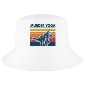 Retro Jiu Jitsu Murder Yoga Jiu Jitsu Murder Yoga Cool Comfort Performance Bucket Hat