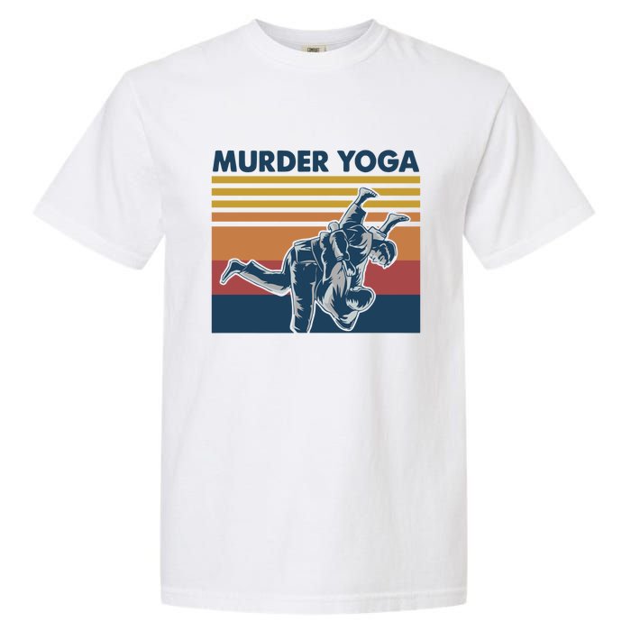 Retro Jiu Jitsu Murder Yoga Jiu Jitsu Murder Yoga Garment-Dyed Heavyweight T-Shirt