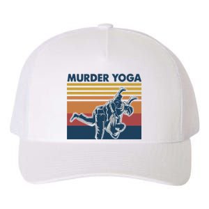 Retro Jiu Jitsu Murder Yoga Jiu Jitsu Murder Yoga Yupoong Adult 5-Panel Trucker Hat