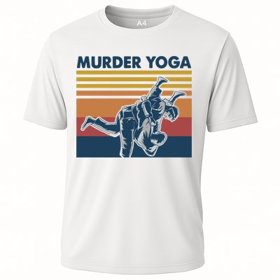 Retro Jiu Jitsu Murder Yoga Jiu Jitsu Murder Yoga Performance Shirt