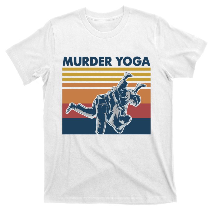 Retro Jiu Jitsu Murder Yoga Jiu Jitsu Murder Yoga T-Shirt