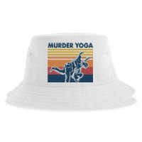 Retro Jiu Jitsu Murder Yoga Jiu Jitsu Murder Yoga Sustainable Bucket Hat