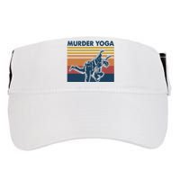 Retro Jiu Jitsu Murder Yoga Jiu Jitsu Murder Yoga Adult Drive Performance Visor