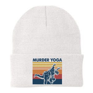 Retro Jiu Jitsu Murder Yoga Jiu Jitsu Murder Yoga Knit Cap Winter Beanie