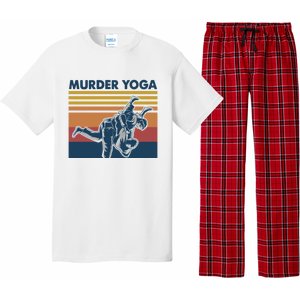 Retro Jiu Jitsu Murder Yoga Jiu Jitsu Murder Yoga Pajama Set