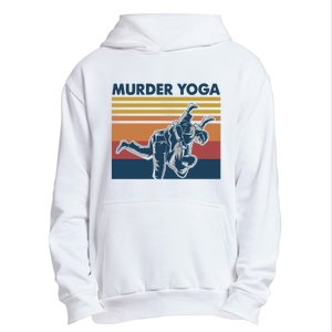 Retro Jiu Jitsu Murder Yoga Jiu Jitsu Murder Yoga Urban Pullover Hoodie