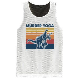 Retro Jiu Jitsu Murder Yoga Jiu Jitsu Murder Yoga Mesh Reversible Basketball Jersey Tank