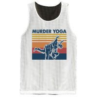 Retro Jiu Jitsu Murder Yoga Jiu Jitsu Murder Yoga Mesh Reversible Basketball Jersey Tank