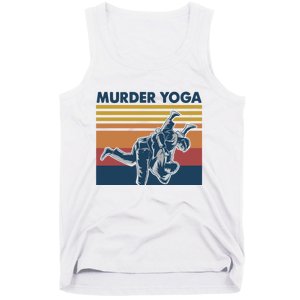 Retro Jiu Jitsu Murder Yoga Jiu Jitsu Murder Yoga Tank Top