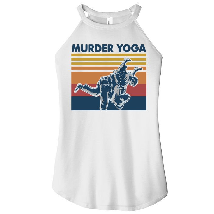 Retro Jiu Jitsu Murder Yoga Jiu Jitsu Murder Yoga Women's Perfect Tri Rocker Tank