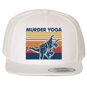 Retro Jiu Jitsu Murder Yoga Jiu Jitsu Murder Yoga Wool Snapback Cap