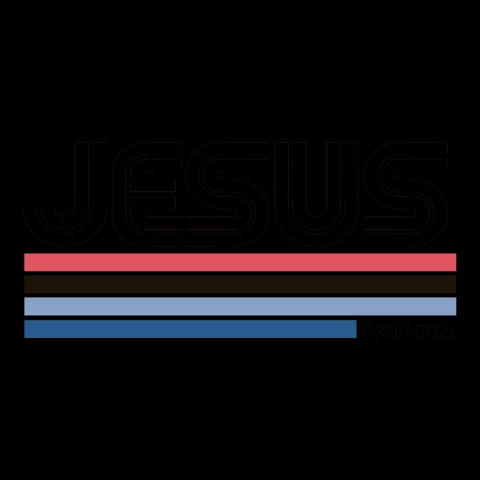 Retro Jesus King Flexfit Unipanel Trucker Cap