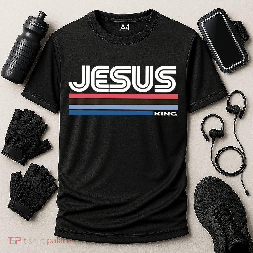Retro Jesus King Performance Shirt