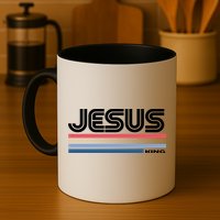 Retro Jesus King Mug