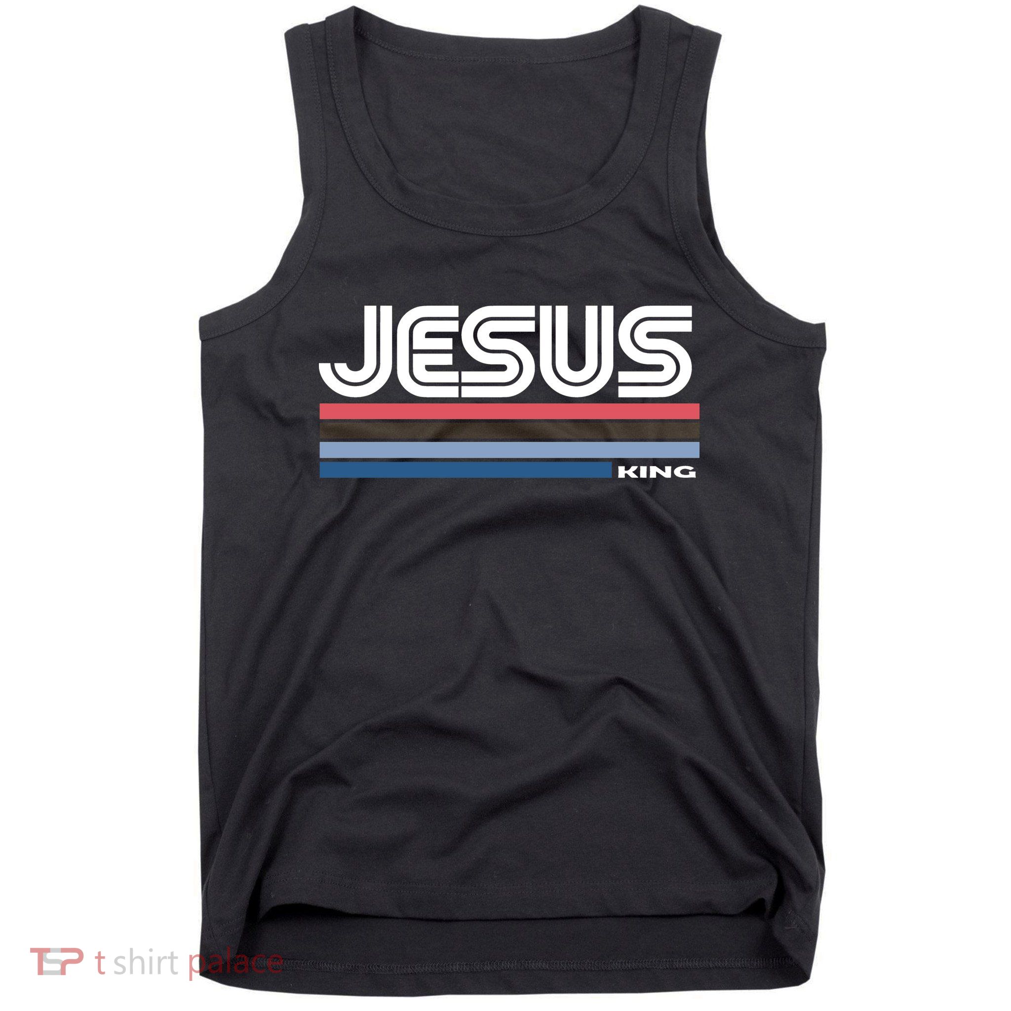 Retro Jesus King Tank Top