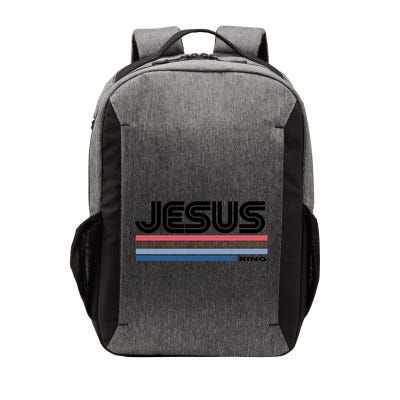 Retro Jesus King Vector Backpack