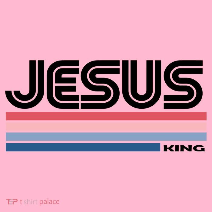 Retro Jesus King Premium T-Shirt