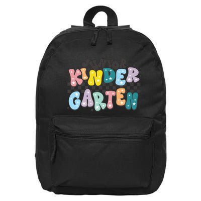 Retro Junior Kindergarten 16 in Basic Backpack