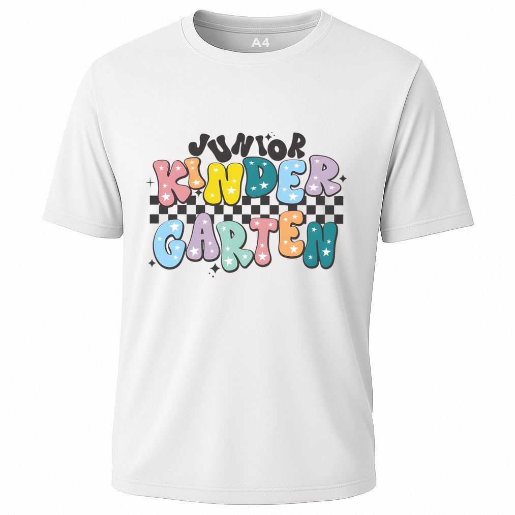 Retro Junior Kindergarten Cooling Performance Crew T-Shirt
