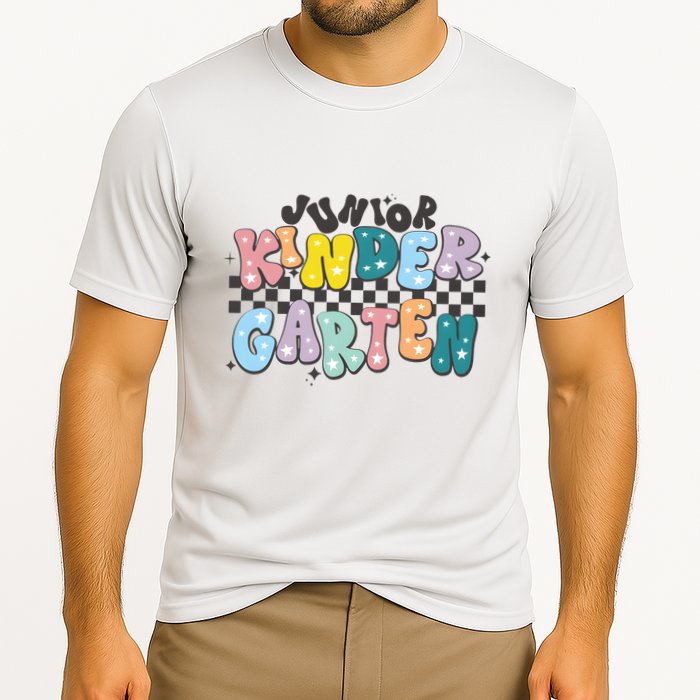 Retro Junior Kindergarten Cooling Performance Crew T-Shirt