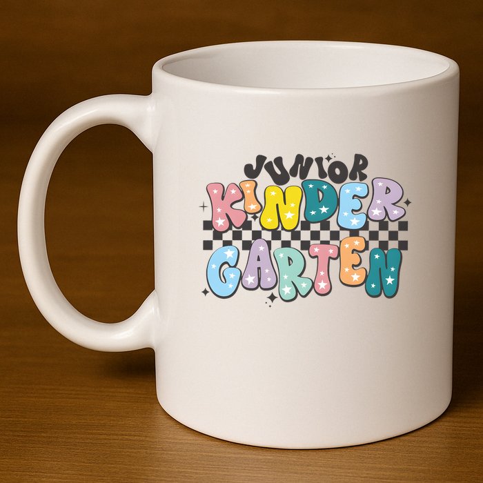 Retro Junior Kindergarten 11oz C Handle Ceramic Mug