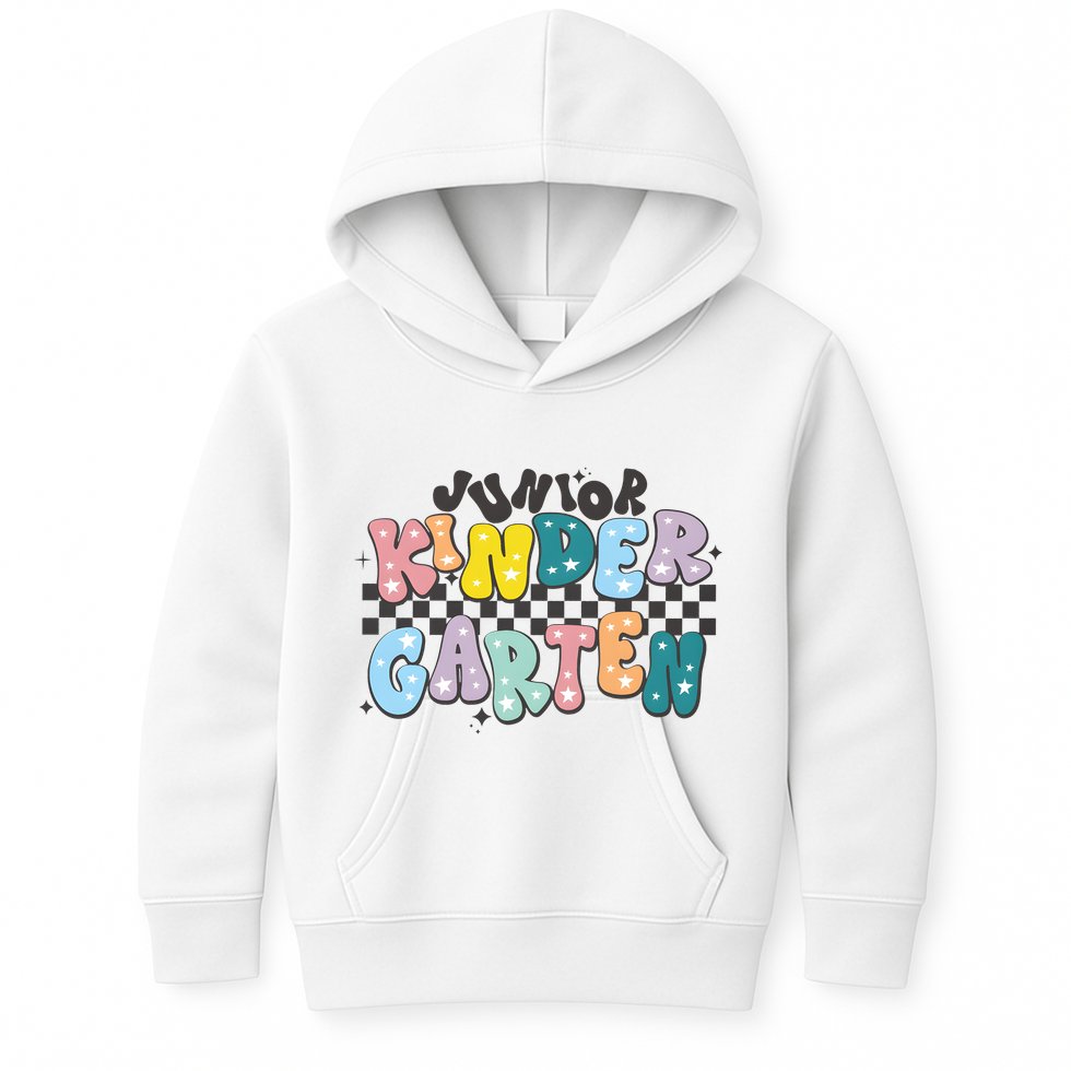 Retro Junior Kindergarten Kids Hoodie