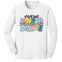 Retro Junior Kindergarten Kids Long Sleeve Shirt