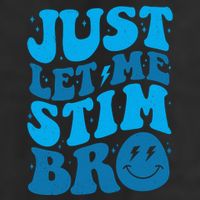 Retro Just Let Me Stim Bro Autism Awareness Adult Drive Performance Visor