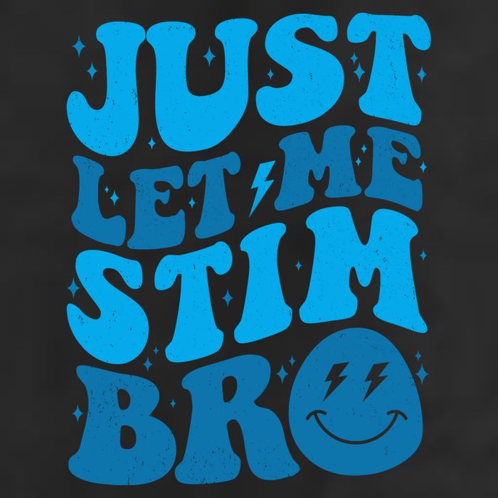 Retro Just Let Me Stim Bro Autism Awareness Adult Drive Performance Visor