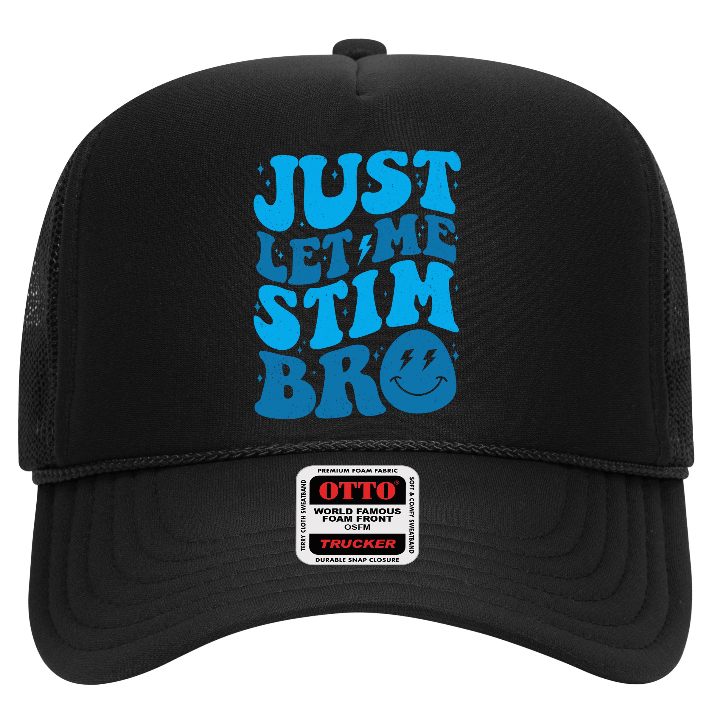 Retro Just Let Me Stim Bro Autism Awareness Hat