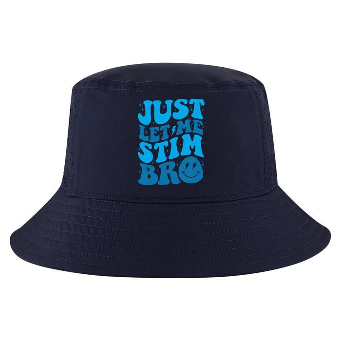 Retro Just Let Me Stim Bro Autism Awareness Cool Comfort Performance Bucket Hat