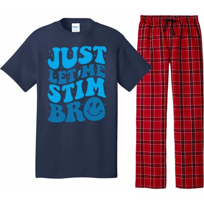 Retro Just Let Me Stim Bro Autism Awareness Pajama Set