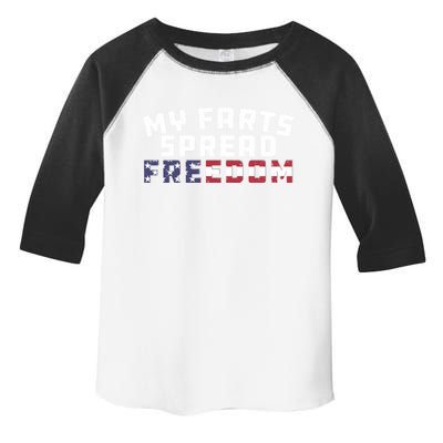 Redneck Joke My Farts Spread Freedom Sarcastic Country Gift Toddler Fine Jersey T-Shirt