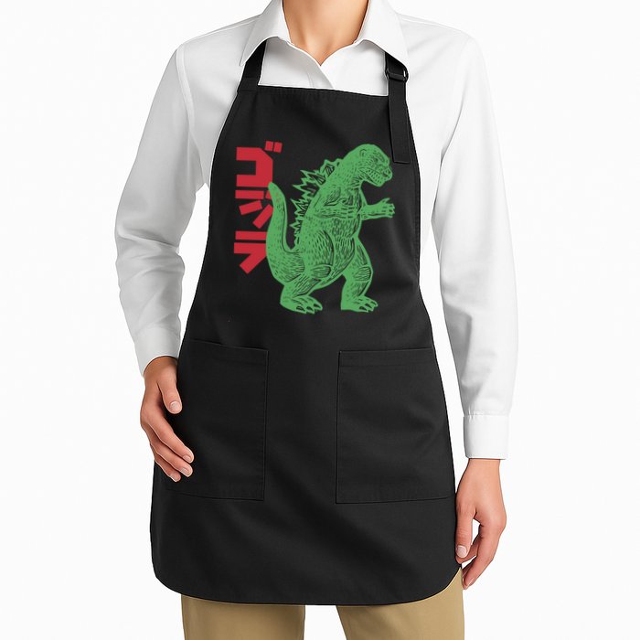 Retro Japanese Monster Movie Inspired Apron
