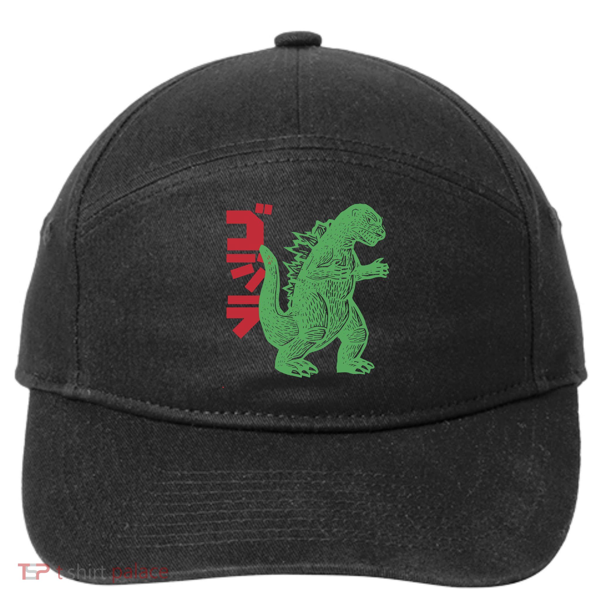 Retro Japanese Monster Movie Inspired 7-Panel Snapback Hat