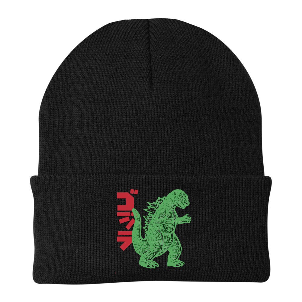 Retro Japanese Monster Movie Inspired Beanie
