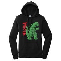 Retro Japanese Monster Movie Inspired Women's Pullover Hoodie