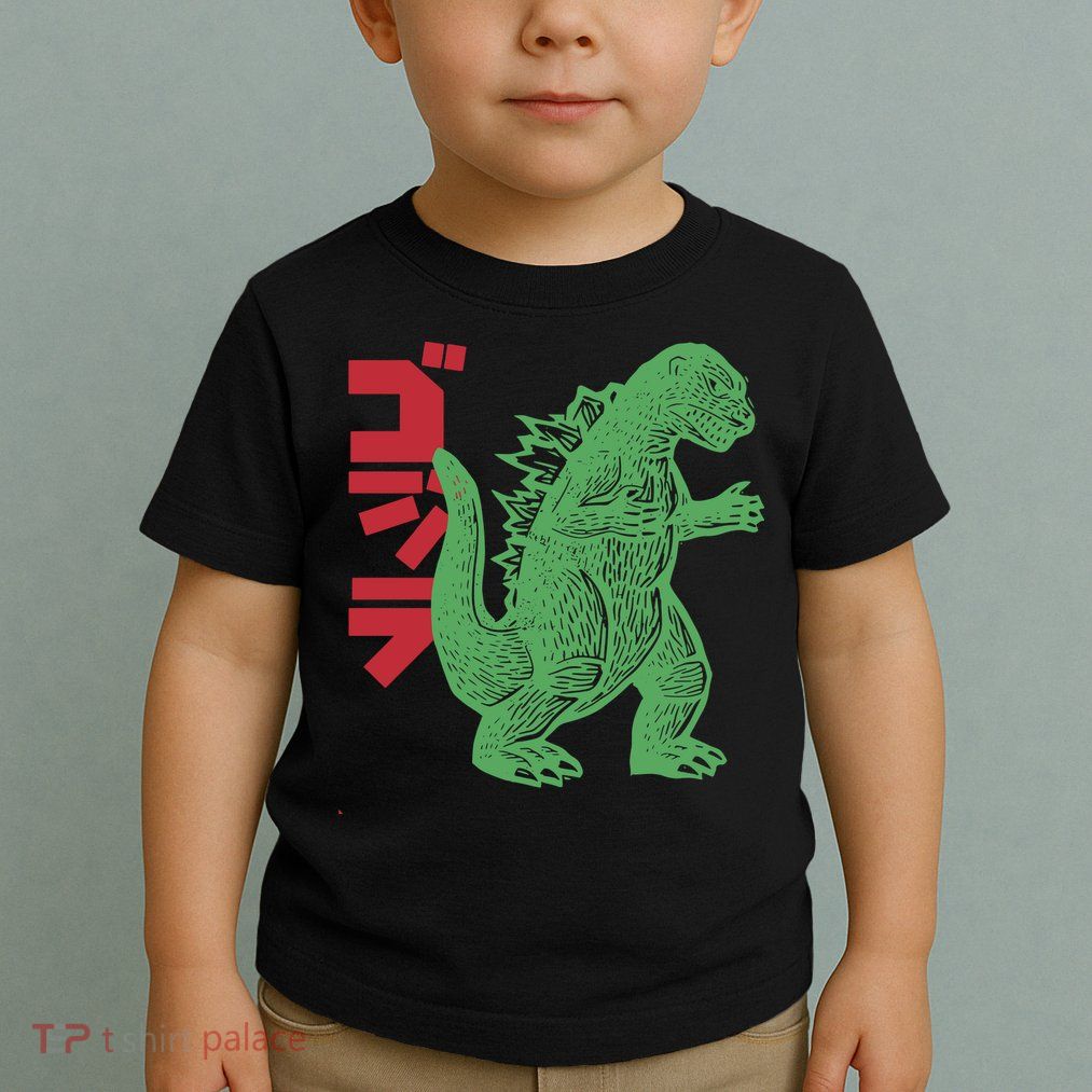 Retro Japanese Monster Movie Inspired Toddler T-Shirt