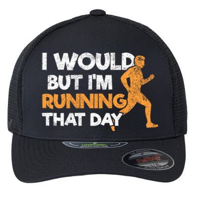 Running Jogging Marathon Runners Meaningful Gift Flexfit Unipanel Trucker Cap