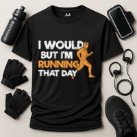 Running Jogging Marathon Runners Meaningful Gift Cooling Performance Crew T-Shirt