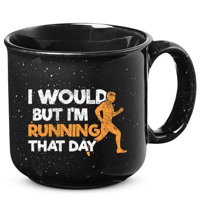 Running Jogging Marathon Runners Meaningful Gift 15oz Campfire Ceramic Mug