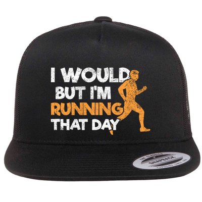 Running Jogging Marathon Runners Meaningful Gift Flatbill Hat