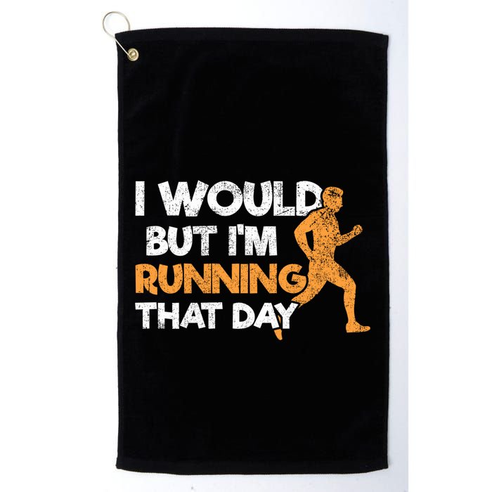 Running Jogging Marathon Runners Meaningful Gift Golf Towel